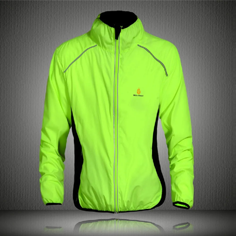 WOLFBIKE Cycling Jacket Winter Men Windbreaker Water Repellent Reflective MTB Bike Long Sleeve Windshield Coat Bicycle Clothing WAYBIKER