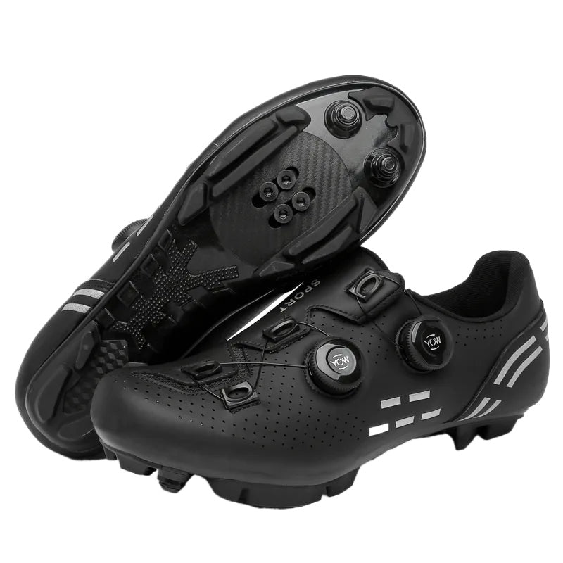 2023 Cycling Sneaker Mtb with Cleats Men Carbon Sports Speed Bike Shoes Women Mountain Racing Flat SPD Road Cycling Footwear-WAYBIKER