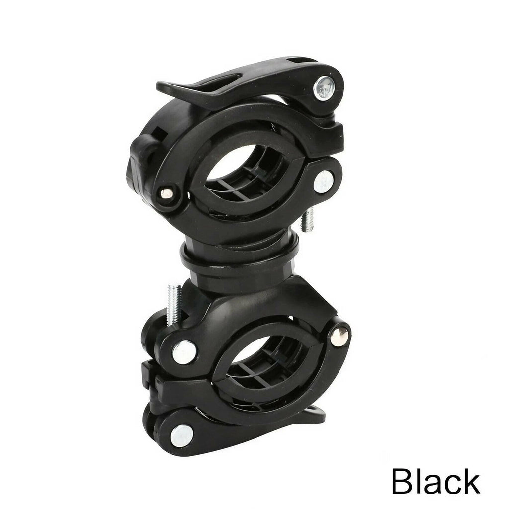 Bicycle Flashlight Lamp Holder Fixing Bracket 360 Rotating Bike Flashlight Clip-WAYBIKER