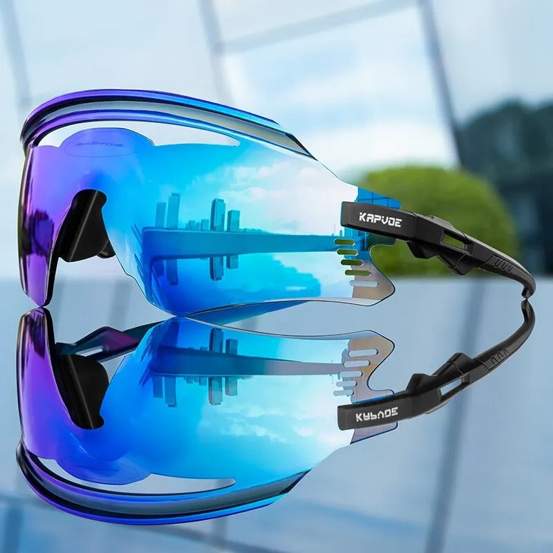 Kapvoe Photochromic MTB Road Bike Glasses UV400 Protection Sunglasses Cycling Glasses Sports Men Women Eyewear Goggle-WAYBIKER