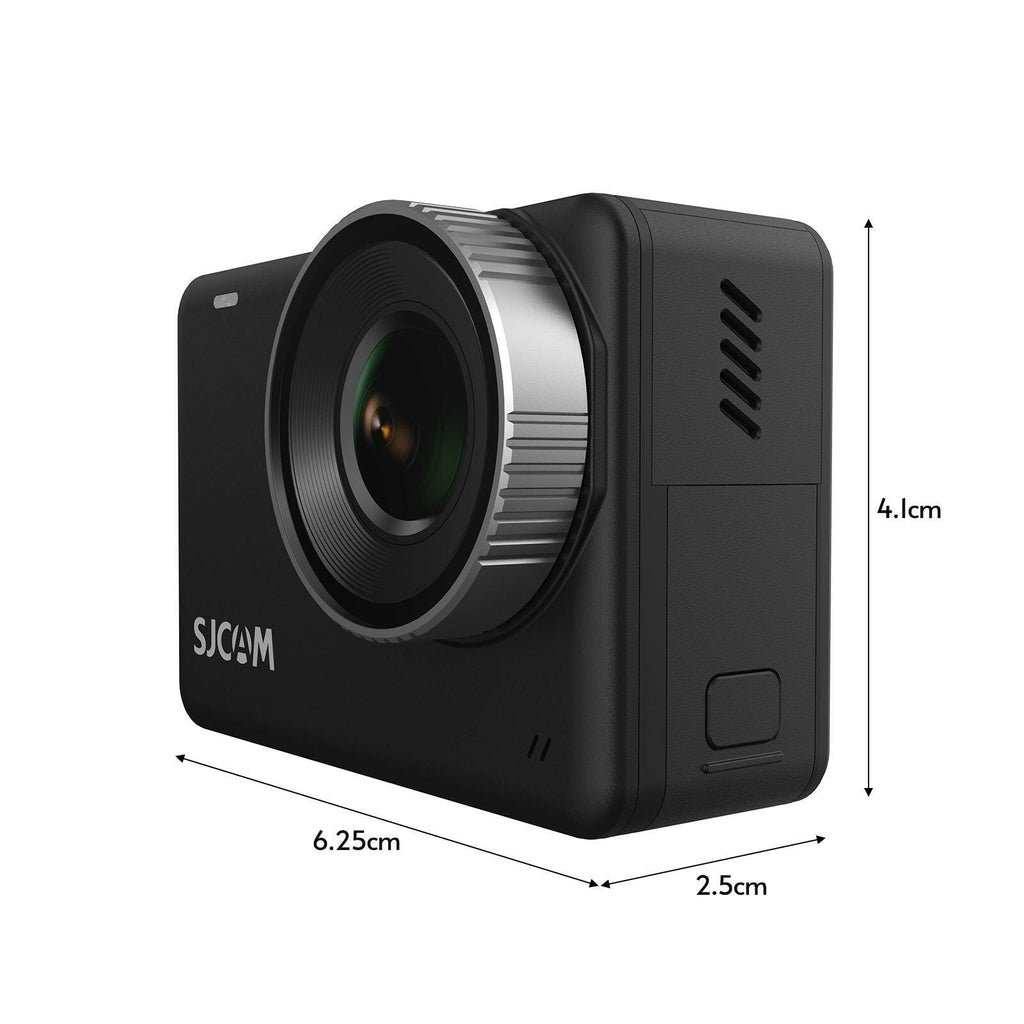 SJCAM SJ10X 4K/24FPS 16MP High-Definition Action Camera Sport Camera with 2.33 Inch Large Touch-Screen EIS Image Stabilization WiFi Remote Control 10M Waterproof for Live Stream Vlog Shooting - WAYBIKER