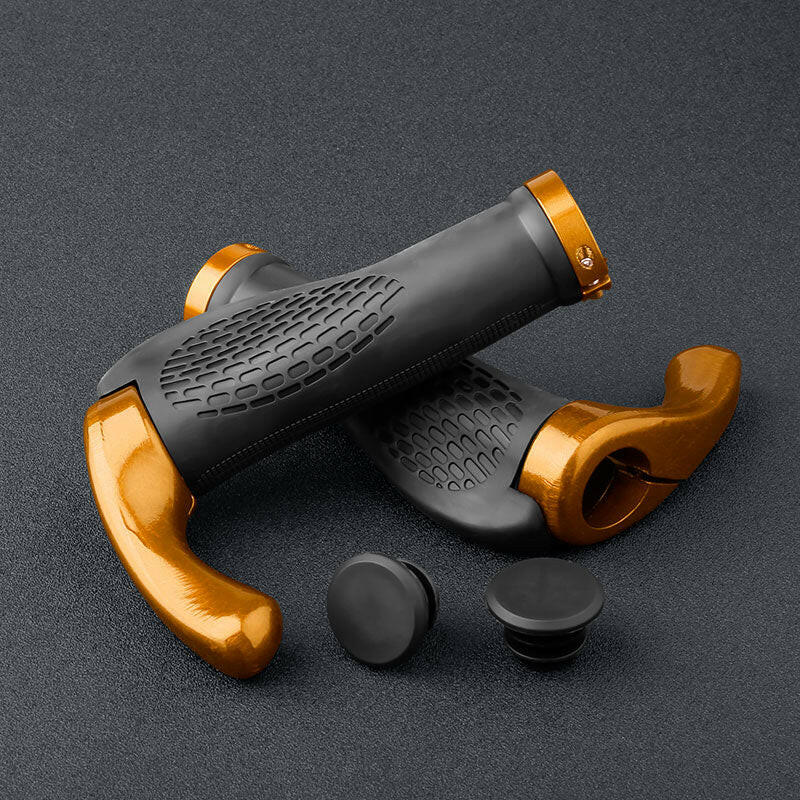 X-TIGER Bicycle Grip Handlebar End Cap Aluminium Alloy Lock Mountain Handle Bar Grips Anti-Skid Rubber Bicycle Skid-Proof Grips