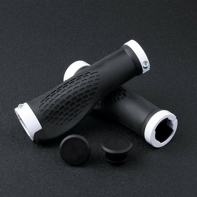 X-TIGER Bicycle Grip Handlebar End Cap Aluminium Alloy Lock Mountain Handle Bar Grips Anti-Skid Rubber Bicycle Skid-Proof Grips