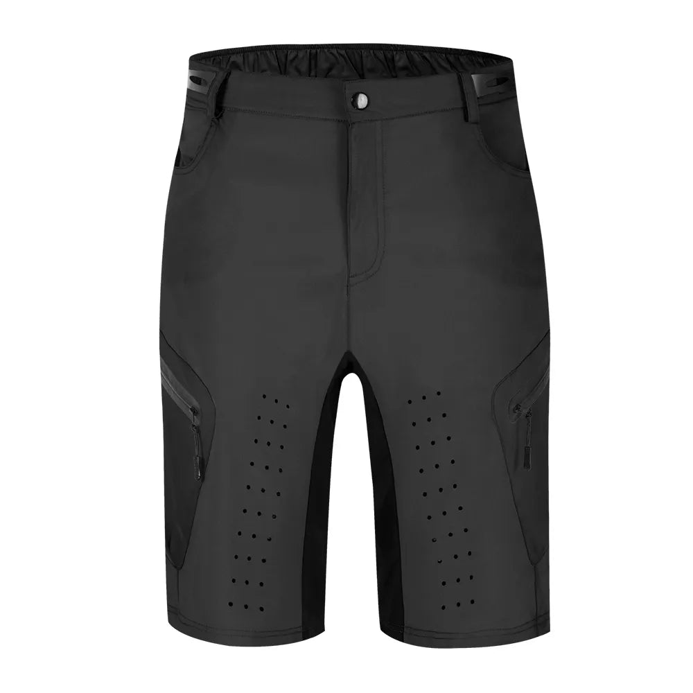 WOSAWE Men Cycling Shorts Loose Fit Bike Shorts Outdoor Sports Bicycle Short Pant MTB Mountain Shorts Water Resistant-WAYBIKER