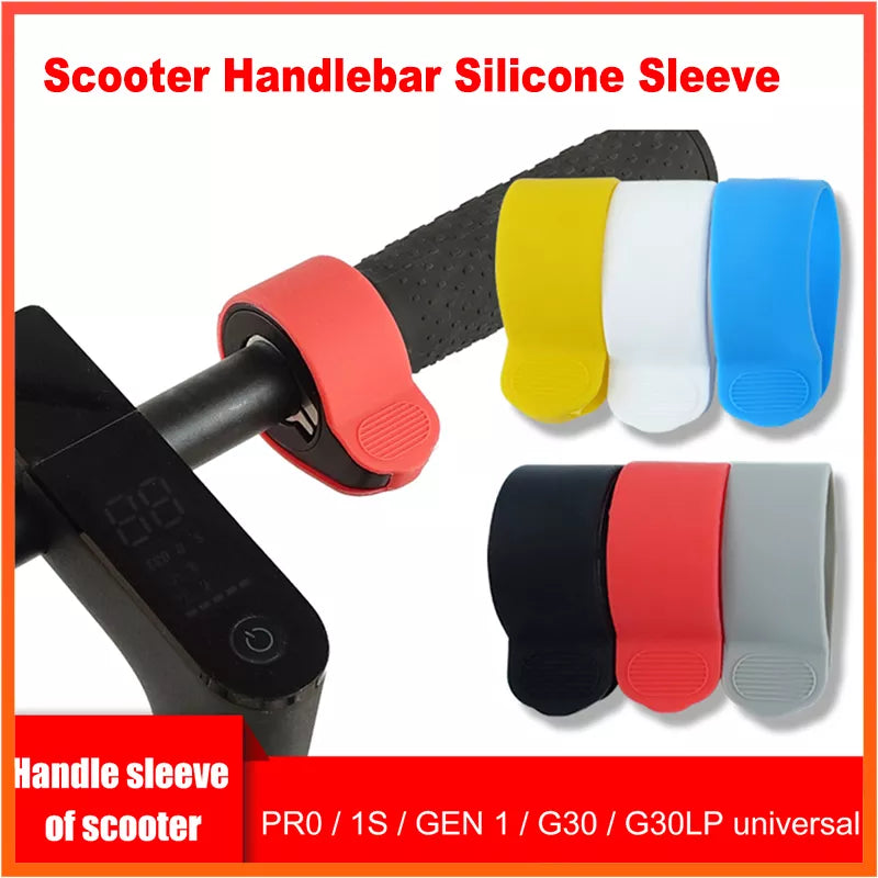 Scooter Handlebar Silicone Sleeve Handle Finger Dial Protection Rubber Cover for M365/1S/PRO/MAX G30 ES2 Scooter Accessories-WAYBIKER