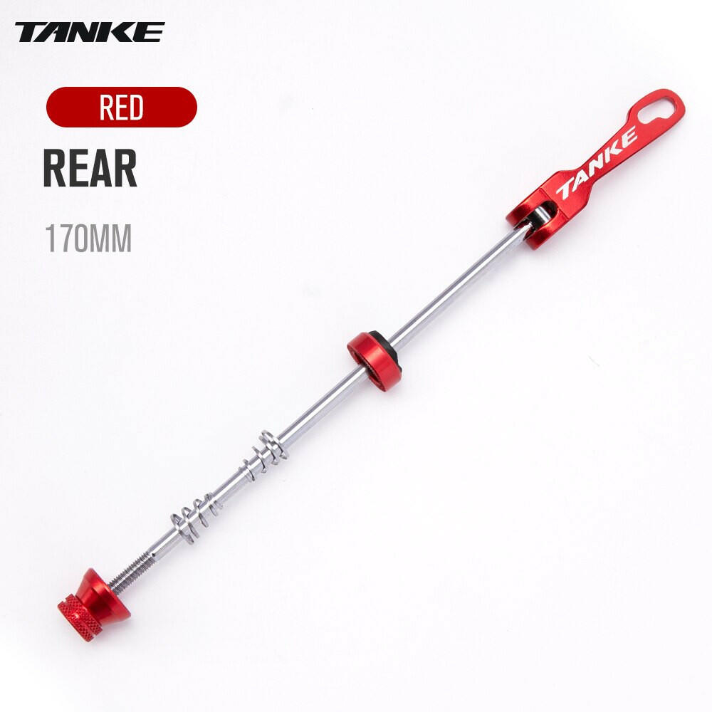 TANKE Bicycle Quick Release Bolt Hub Skewers Lever Axle Road Mountain Bike  Replacement Cycling Parts For Front 100mm Rear 135mm-WAYBIKER