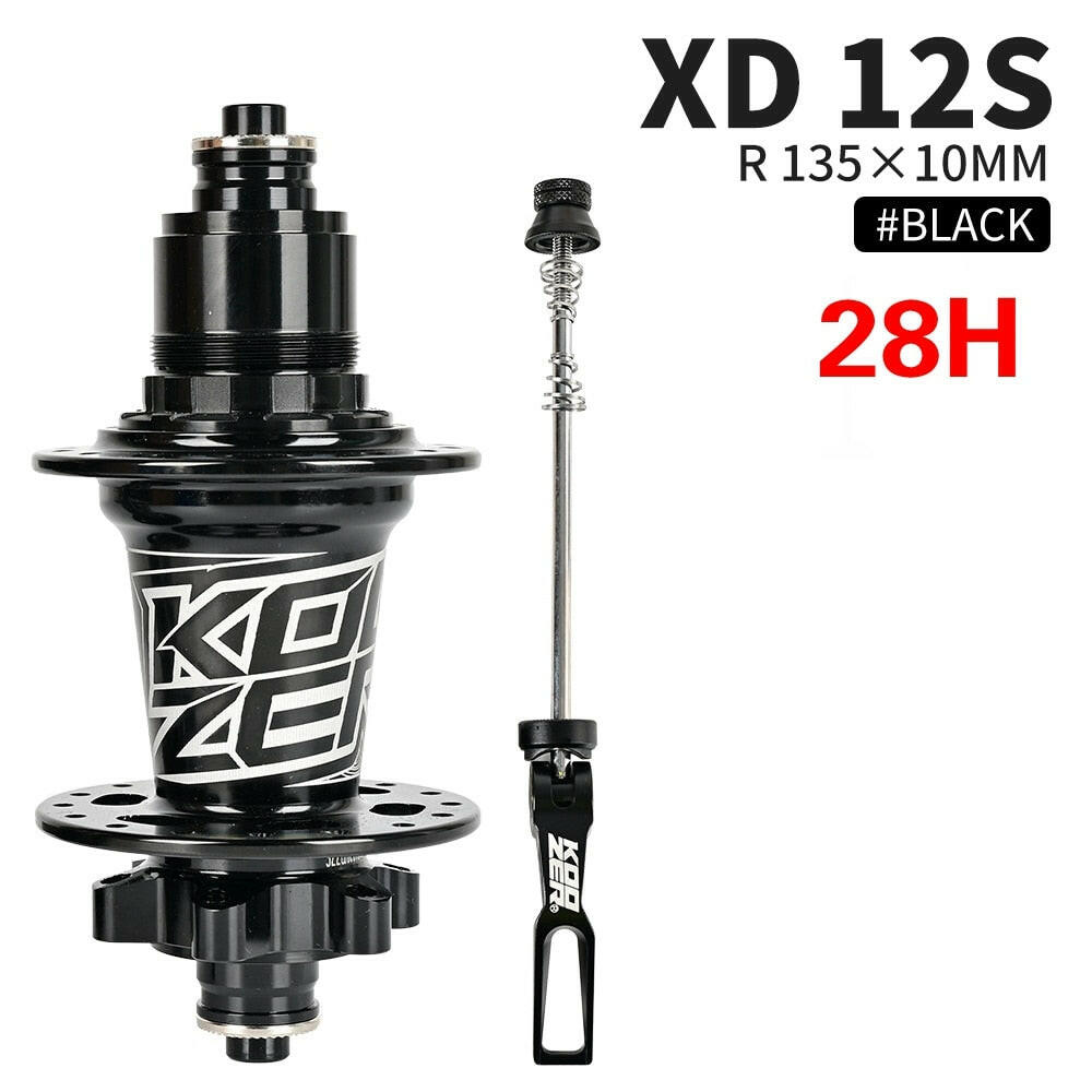 Koozer bicycle Hub 28 32 36Holes XM490 XX1 XD Cassette Body Hubs Sealed 4 Bearing Mountain Bike Rear Hub 10*135mm QR 12*142mm