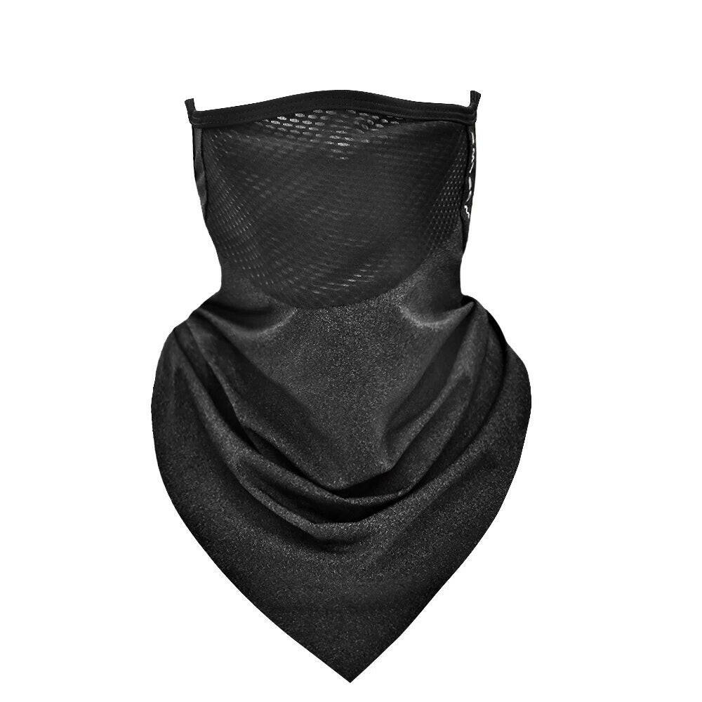 WOSAWE Cycling Bandana Triangle Half Face Scarves Hanging Ear Ice Silk Neck Gaiter Cover Tube Mask Sport Hiking Huting Men Women-WAYBIKER