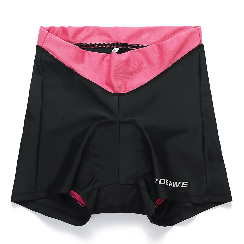 WOSAWE Women Ultra Shorts Breathable Cycling Shorts Gel Pad Shockproof Bicycle Underpant MTB Road Bike Underwear Female Shorts-WAYBIKER