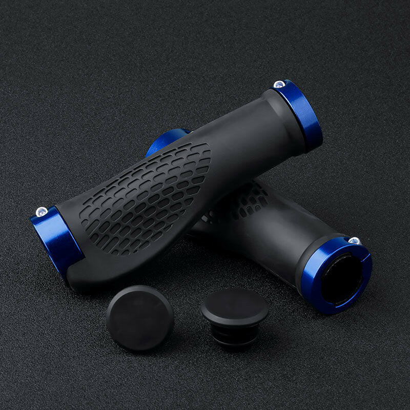 X-TIGER Bicycle Grip Handlebar End Cap Aluminium Alloy Lock Mountain Handle Bar Grips Anti-Skid Rubber Bicycle Skid-Proof Grips