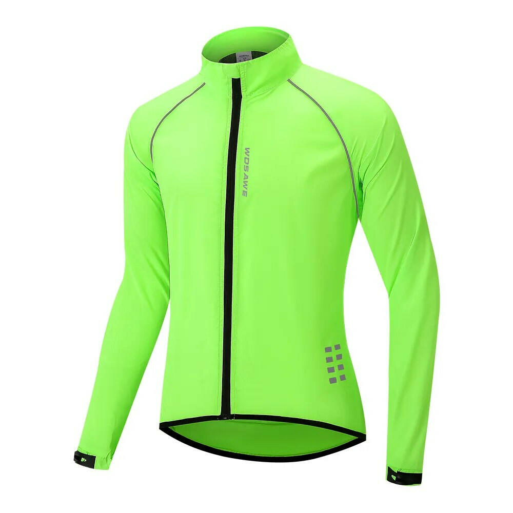 WOSAWE Ultralight Reflective Cycling Jackets Men Windproof Waterproof Road Mountain MTB Bike Bicycle Jacket Running Wind Jacket-WAYBIKER