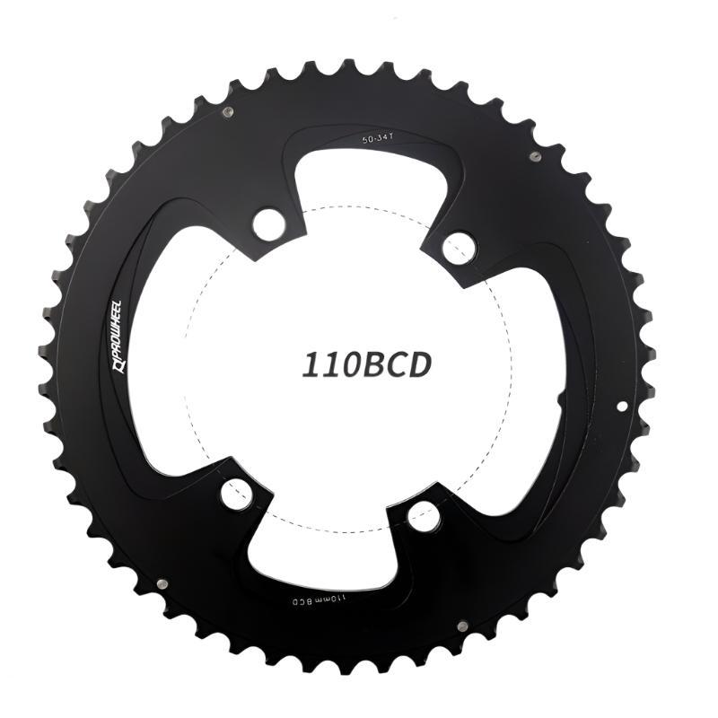 PROWHEEL Road Bicycle Sprockets 110BCD 130BCD Crankset Chainwheel 34/39/50/53T Chainring 9/10/11 Speed Bike Tooth plate Parts-WAYBIKER