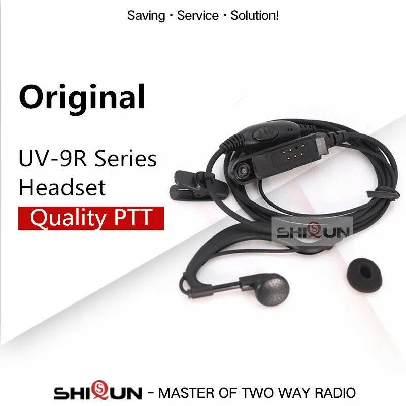 UV-9R Pro Speaker Microphone Waterproof Shoulder Mic for Baofeng UV-9R Plus MK1 UV-S22 Pro Two Way Radio GMRS-9R UV-9G GT-3WP BF-WAYBIKER