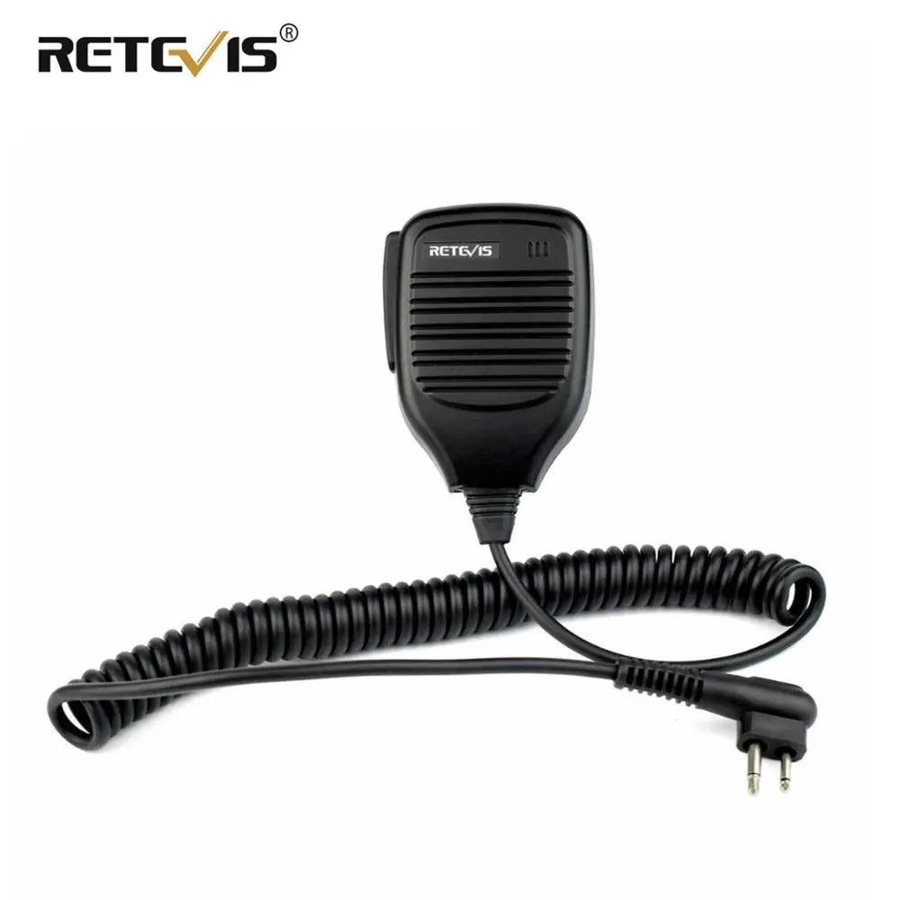 Retevis R-321 2Pin PTT Speaker Microphone For Motorola GP68 GP300 DEP450 EP450 For HYT TC-500 TC-610 Walkie Talkie Accessories-WAYBIKER