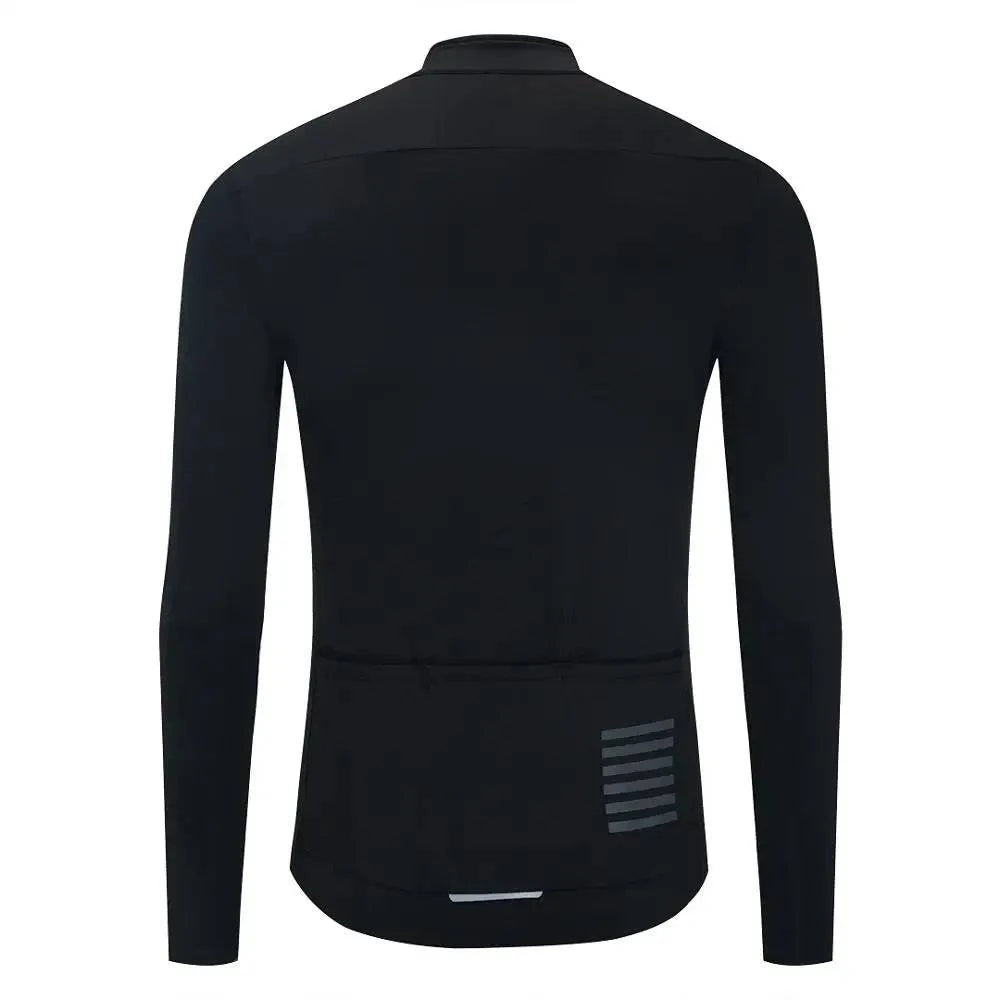 YKYWBIKE WINTER JACKET Thermal Fleece Men Cycling jacket Long Sleeve Cycling Bike Clothing black 사이클링 겨울 재킷