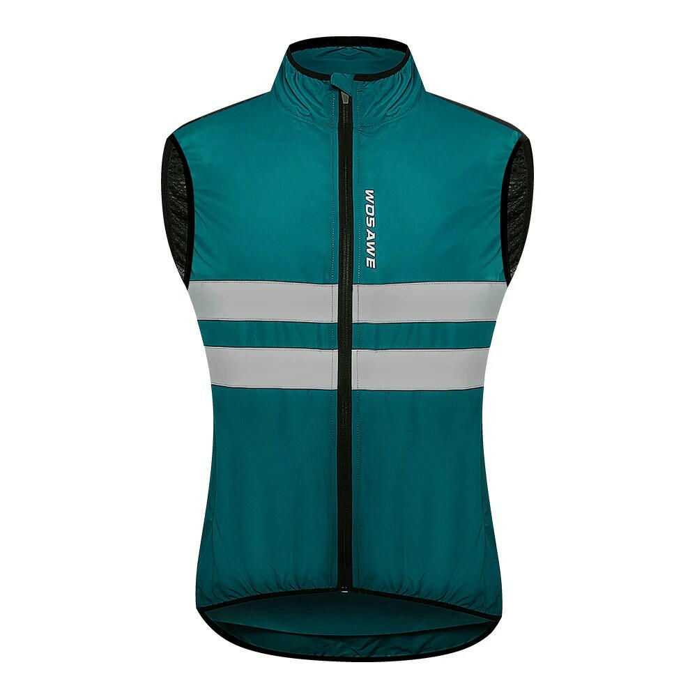 WOSAWE Reflective Cycling Vest Windproof MTB Road Bike Bicycle Sleeveless Jacket Top Cycle Gilet Ciclismo-WAYBIKER