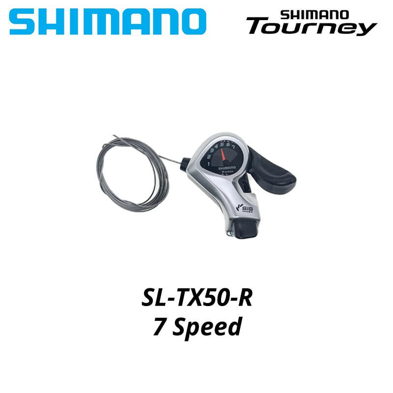 Shimano TX50 Tourney SIS SL-TX50 Bicycle Shift Lever 3*6s 3*7s 3v Left 6v Right 7v 18 21 Speed Pair tx50 Shifters Gear Cable-WAYBIKER