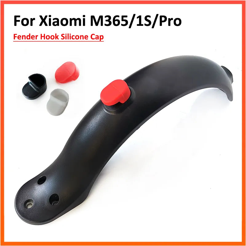 Fender Hook Silicone Sleeve For Xiaomi M365 1S Pro Electric Scooter Mudguard Rear Fender Hook Sleeve Buckle Cap-WAYBIKER