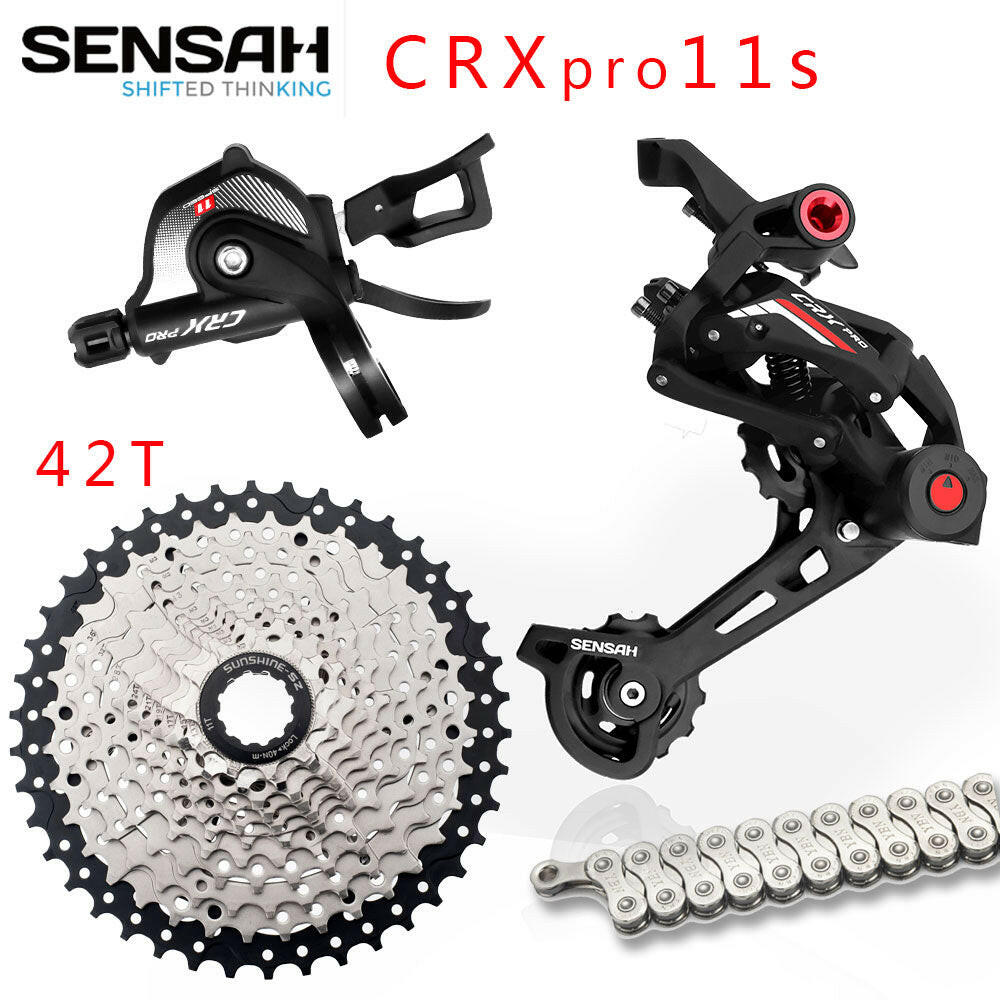 SENSAH CRX Pro 11 Speed bicycle derailleur 42/46t YBN 11S chain groupset bicycle accessories chains and cassette