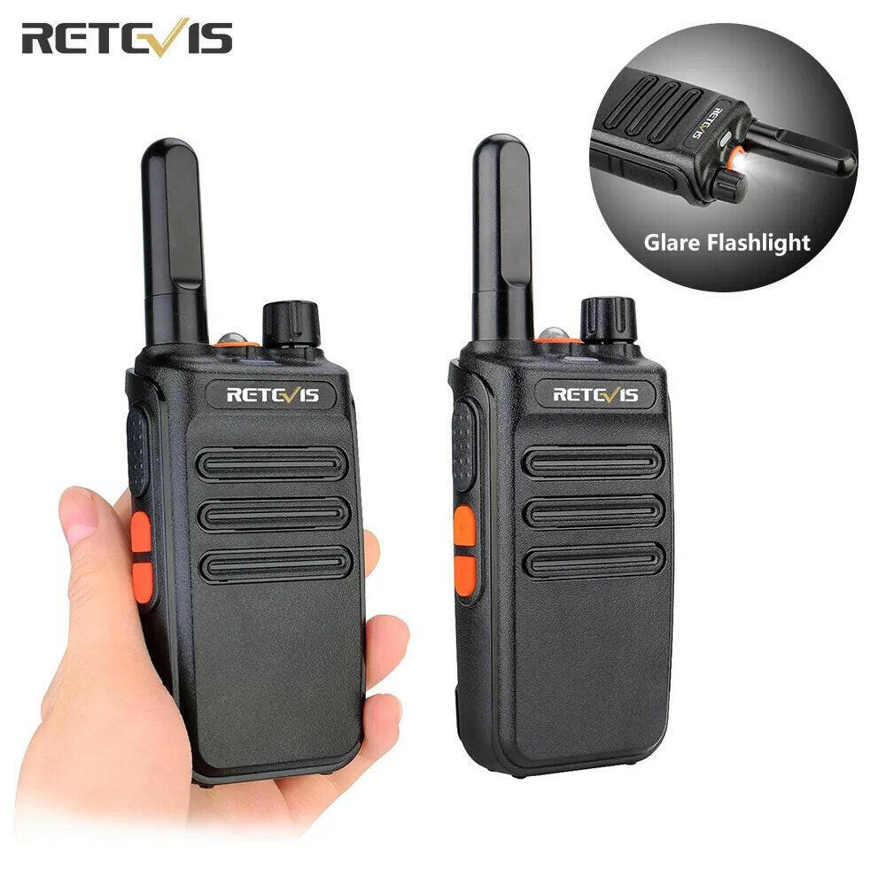 RETEVIS RB635 License-free Walkie Talkie PMR446/FRS Two-way Radio 2PCS USB Charger Business Walkie-Talkie for Hunting Factory-WAYBIKER