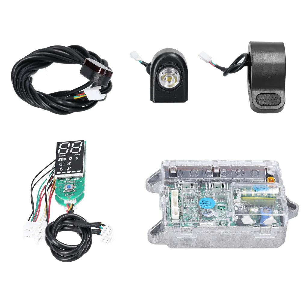 Electric Scooter Motherboard Controller BT Digital Display with Accelerator Front and Rear Light for M365/PRO Electric Scooters-WAYBIKER