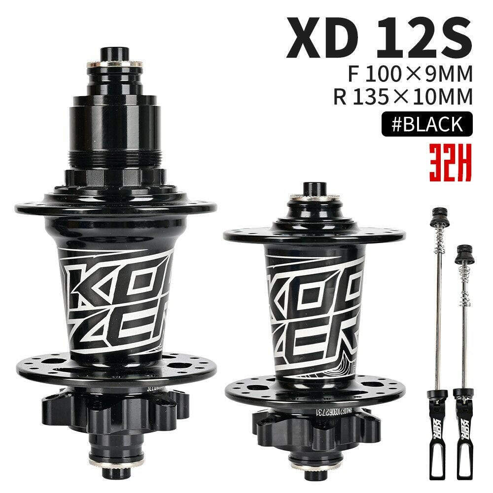 Koozer bicycle Hub 28 32 36Holes XM490 XX1 XD Cassette Body Hubs Sealed 4 Bearing Mountain Bike Rear Hub 10*135mm QR 12*142mm