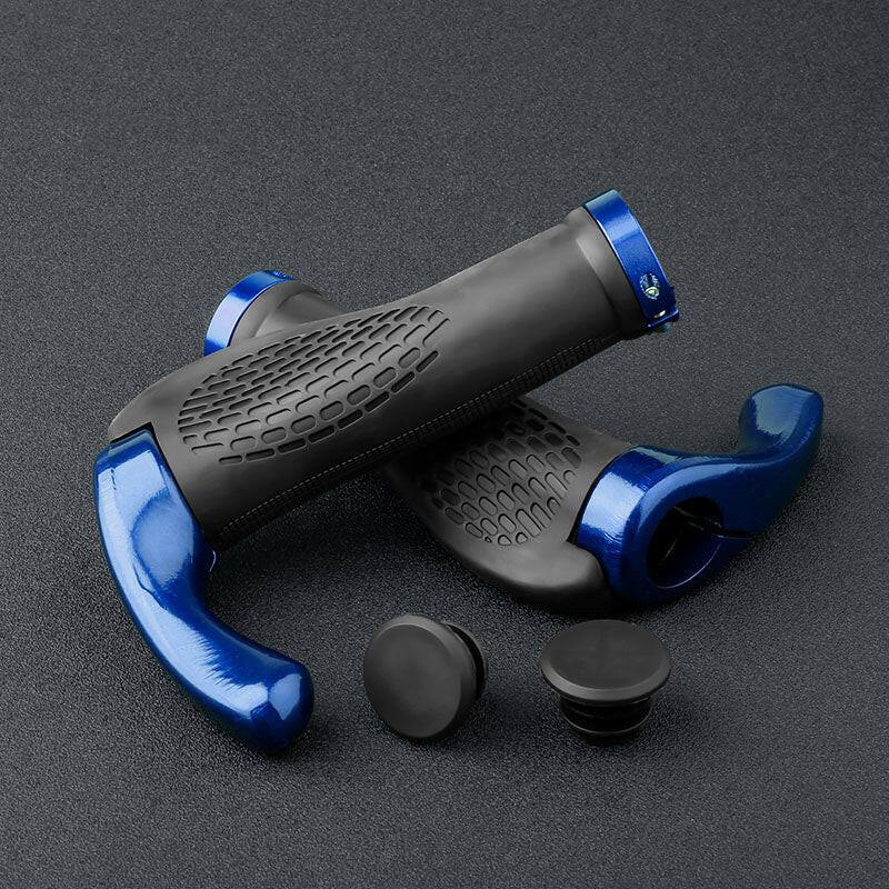 X-TIGER Bicycle Grip Handlebar End Cap Aluminium Alloy Lock Mountain Handle Bar Grips Anti-Skid Rubber Bicycle Skid-Proof Grips