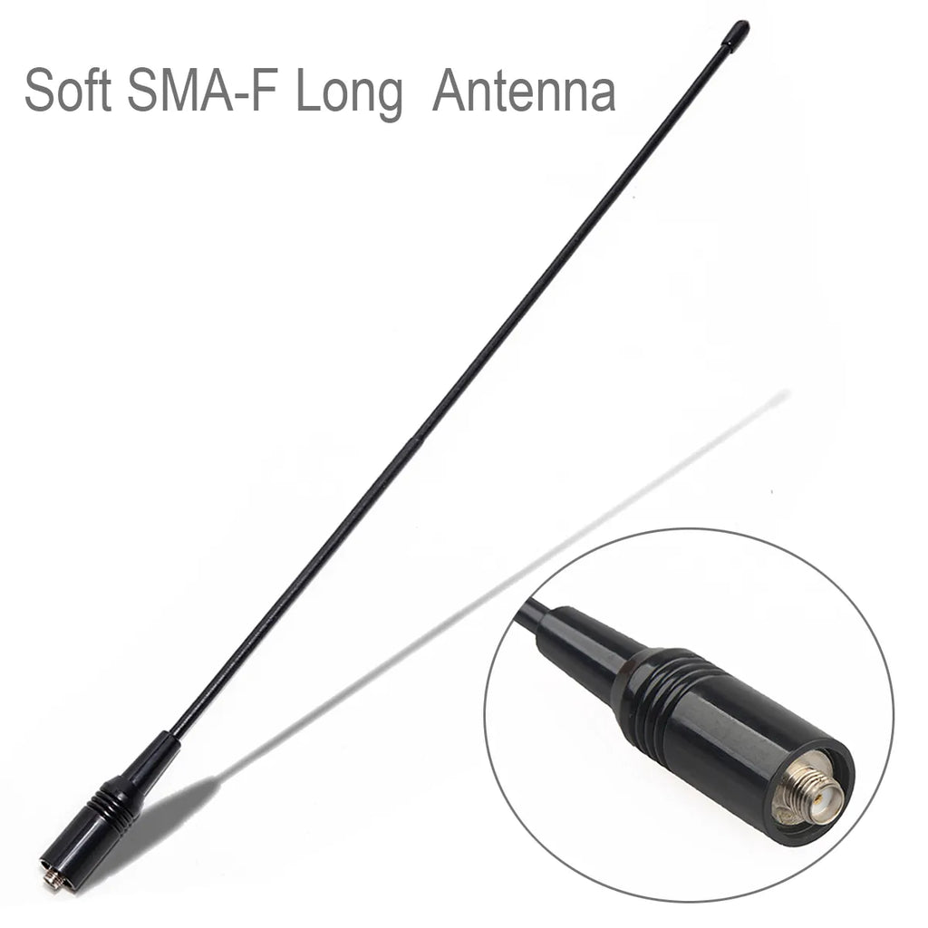 1Pcs Dual Wide Band VHF/UHF 144/430MHz Radio SMA-F Female Soft Antenna 771 for Baofeng Walkie Talkie uv-5r UV-82 BF-888S-WAYBIKER