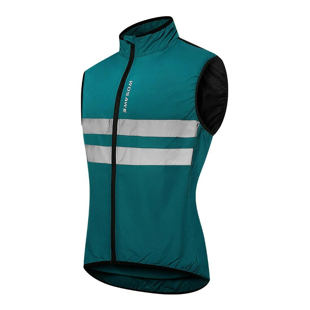 WOSAWE Men's Cycling Jacket Hooded Reflective Vest Wind Coat Windproof MTB Bike Windbreaker Riding Bicycle  Cycle Clothing-WAYBIKER