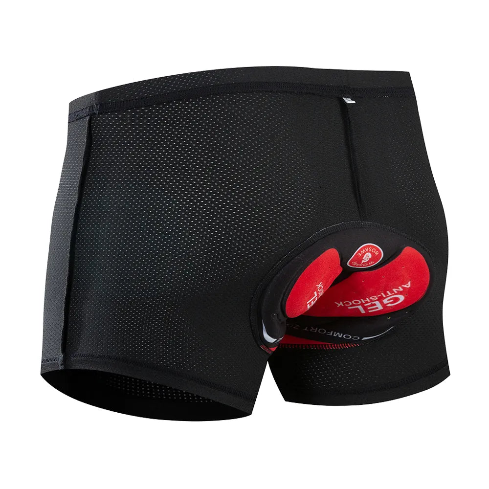 Breathable Cycling Shorts Cycling Underwear Sponge Gel Pad Shockproof Bicycle Underpant MTB Road Bike Underwear Man Shorts-WAYBIKER