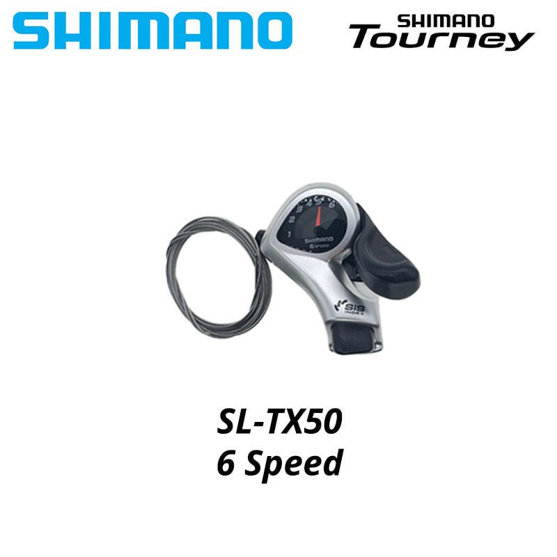 Shimano TX50 Tourney SIS SL-TX50 Bicycle Shift Lever 3*6s 3*7s 3v Left 6v Right 7v 18 21 Speed Pair tx50 Shifters Gear Cable-WAYBIKER