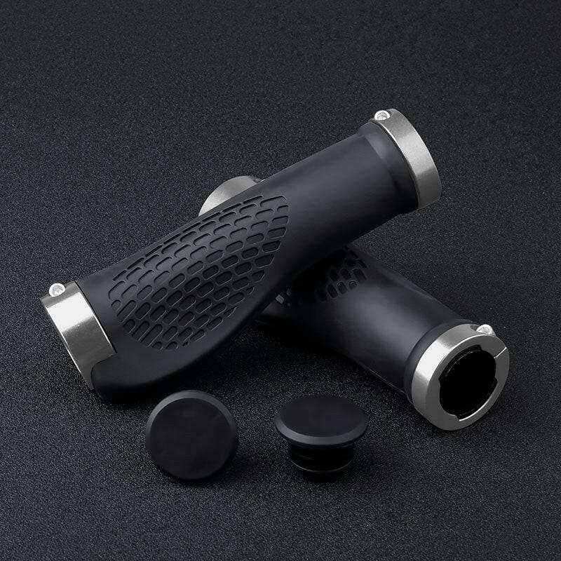 X-TIGER Bicycle Grip Handlebar End Cap Aluminium Alloy Lock Mountain Handle Bar Grips Anti-Skid Rubber Bicycle Skid-Proof Grips