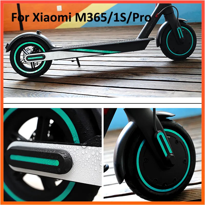 Body Warning Stickers for Xiaomi M365 Pro 1s PRO 2 Electric Scooter Reflective Sticker Cover Wheel Sticke Parts-WAYBIKER