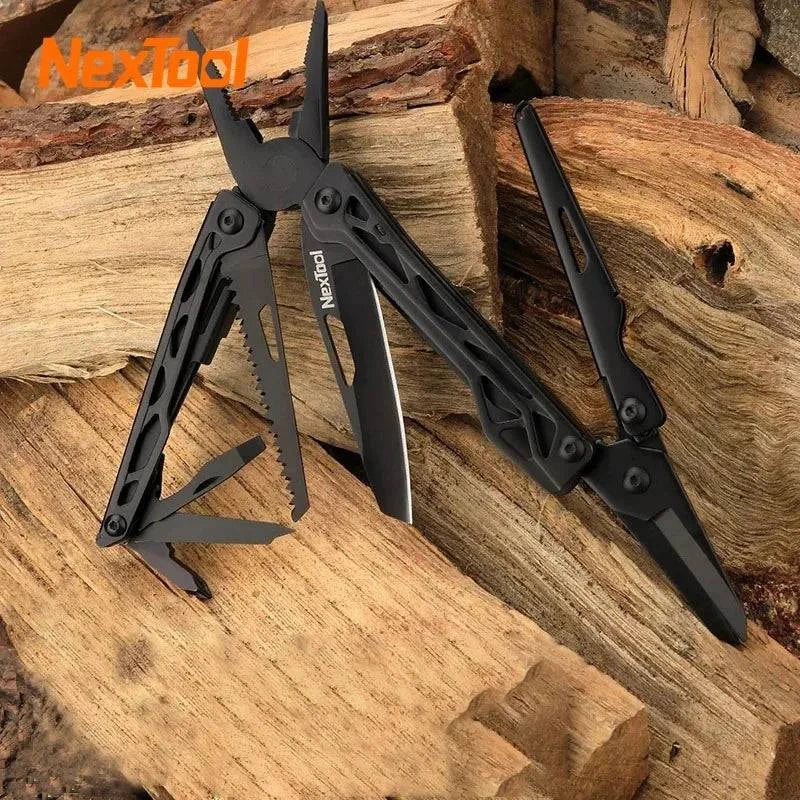 Xiaomi NexTool Black Knight Multi-function Camping Tools Knife Outdoor Survival Folding Pliers Scissors Hand Multitool Tool Kit