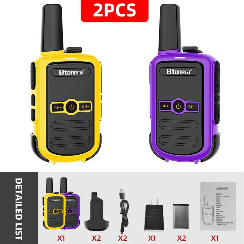 Mini Walkie Talkie Btonera BT-310 Portable Two Way Radio PMR FRS Radio Comunicador Long range Kids Walkie-Talkie for Hotel Busin-WAYBIKER