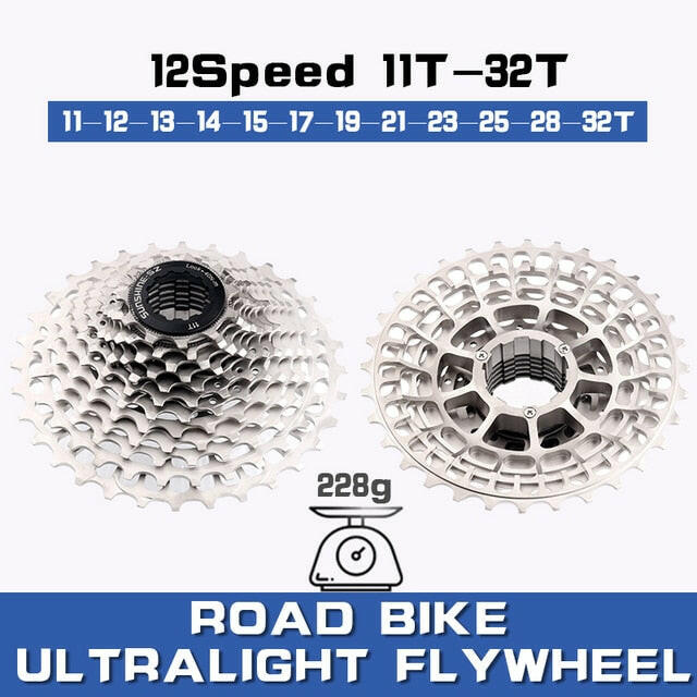 SUNSHINE Road Bike Cassette Ultralight Freewheel 11/12 Speed 11-28T 32T 34T 36T Bicycle Flywheel MTB Sprocket for SHIMANO HG-WAYBIKER