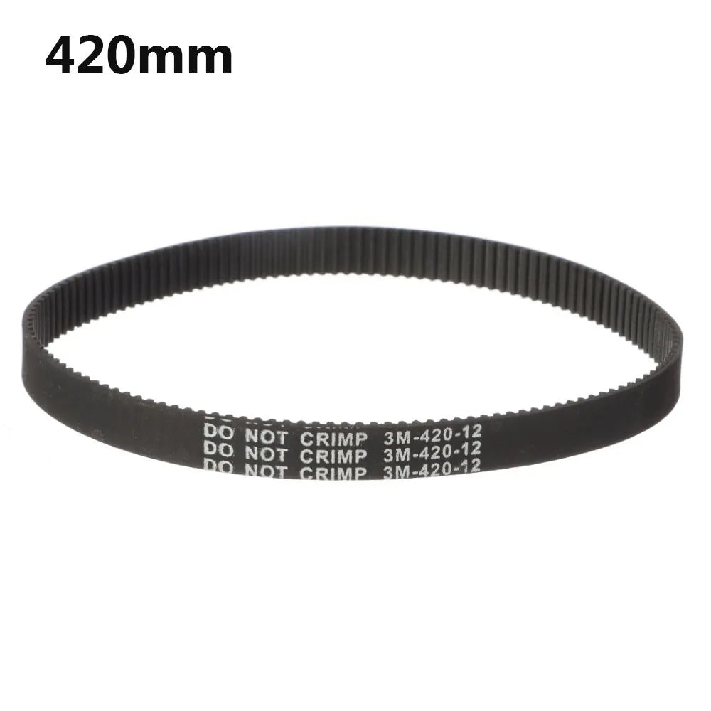 Electric Scooter Transmission Belt Timing Belts HTD 3m-384-12 5M-535-15 Rubber Black Drive Stripe E-scooter Hoverboard Parts-WAYBIKER