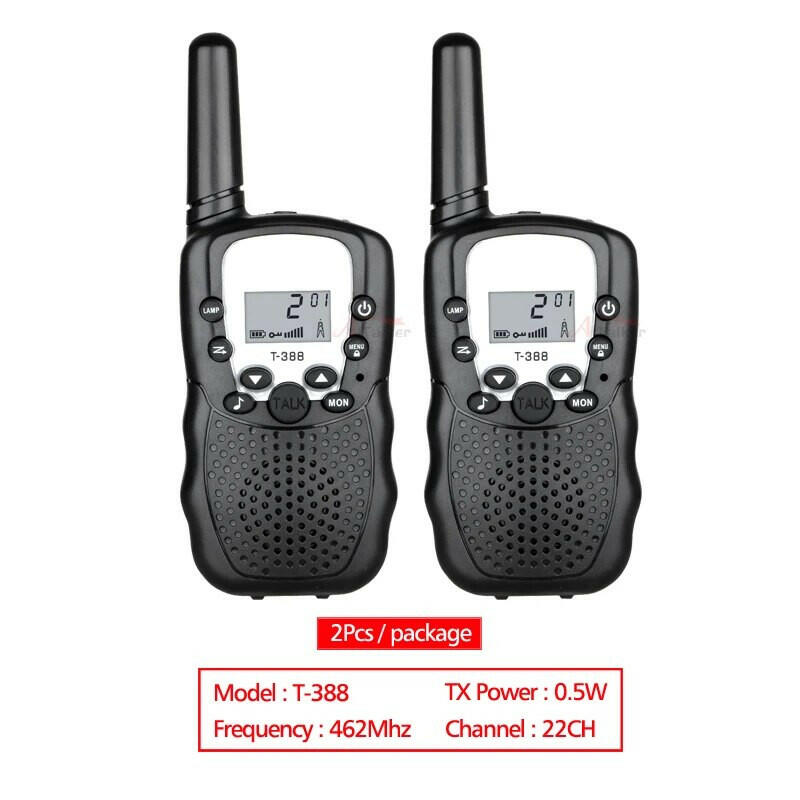 2Pcs Mimi Pc Walkie Talkie For Kids Boys Girls Tablet Funny Toys UHF Two Way Radio Talki Walki Children Interphone Free Talk-WAYBIKER