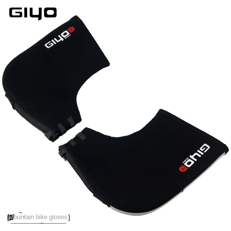 Giyo Windproof Autumn Winter Mountain Road Bicycle Handle Snowmo Gloves Cycling Mittens Bar Guard Cold-Proof Warmth Gloves-WAYBIKER