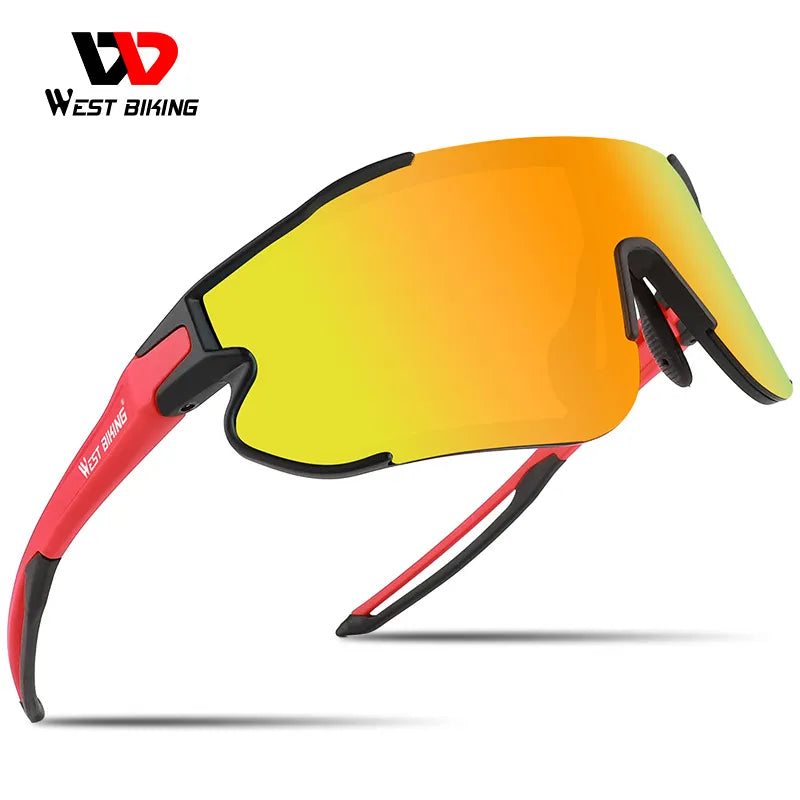 WEST BIKING Cycling Glasses Polarized Outdoor Sport Sunglasses MTB Mountain Bicycle Eyewear UV400 Protection Cycling Goggles