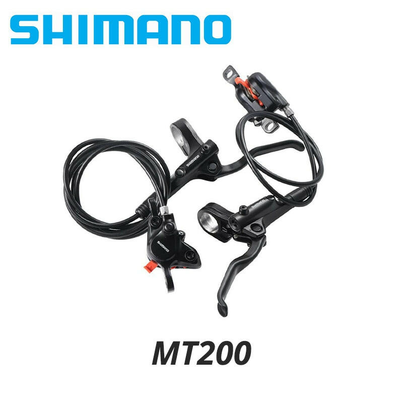 Original Shimano MT200 MT201 M315 MTB Mountain Bike Hydraulic Disc Brake MT200 Brakes 2 Piston 3 Finger Steel Lever BL-MT200-WAYBIKER