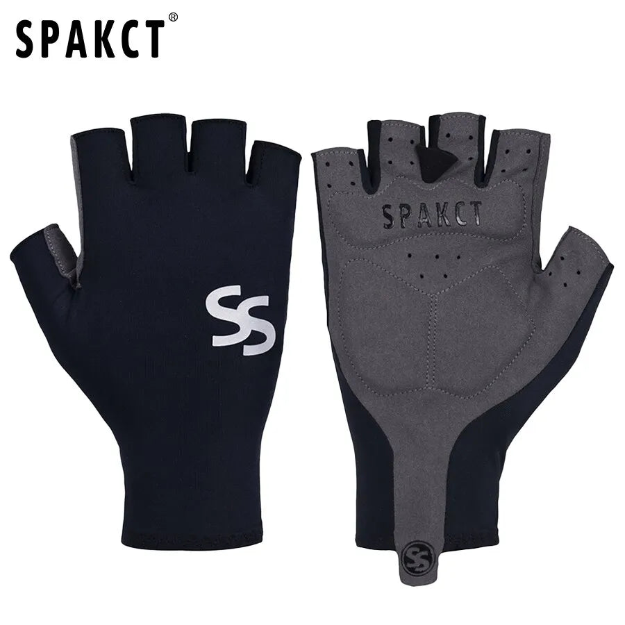 SPAKCT Men Women Cycling Gloves Fingerless Half Finger Summer MTB Bicycle Bike Glove Motorcycle Accessories-WAYBIKER