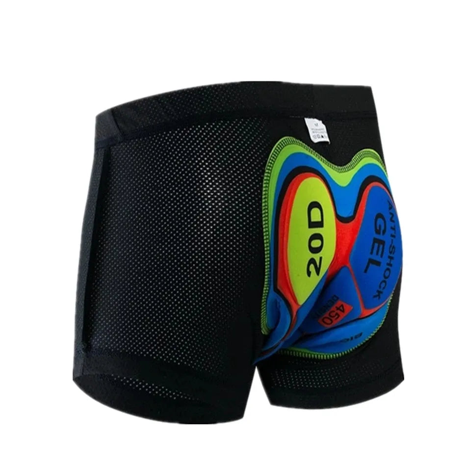 2023 Fully Breathable Cycling Shorts,  Underwear With Shockproof Gel Pad Mtb Bike Road Men's For Road-WAYBIKER