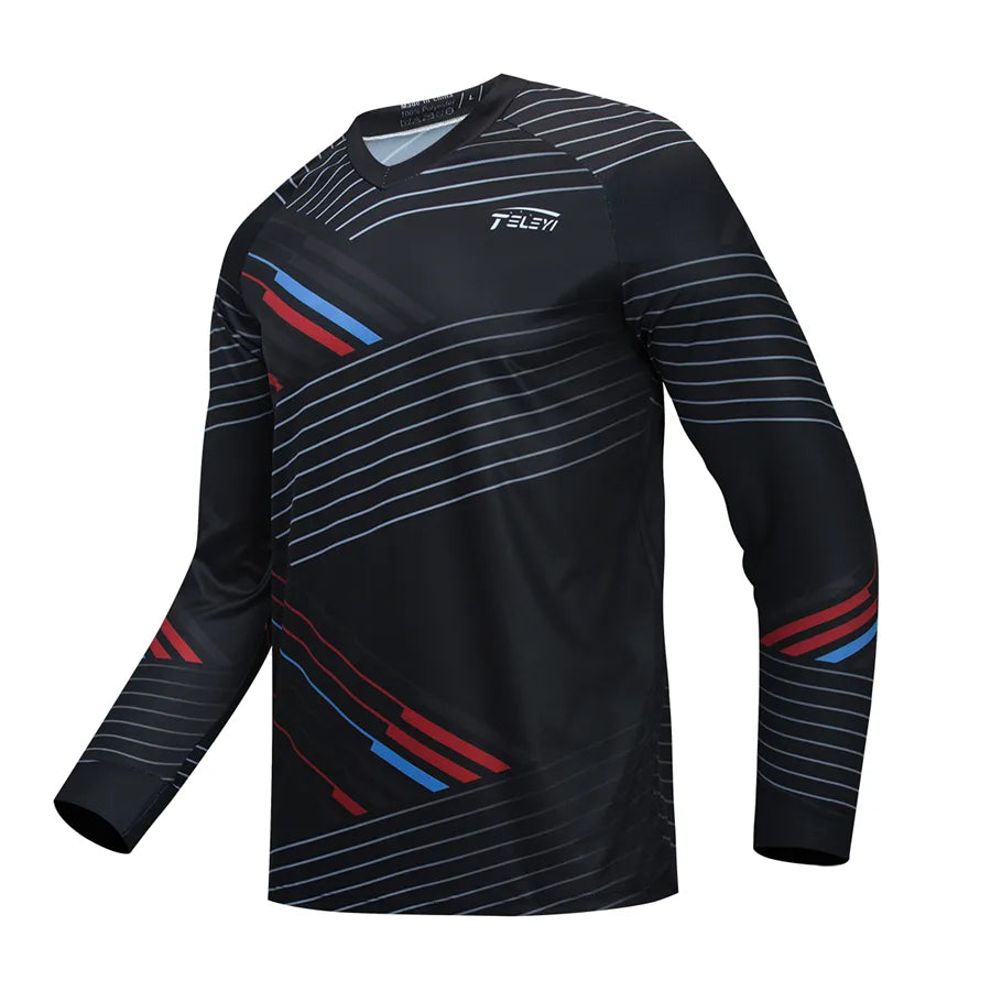 Longsleeve Cycling Jersey Camisa Ciclismo Mtb Clothing Maillot Cyclisme Homme Camisa Ciclista Masculino Camisa Motocross-WAYBIKER