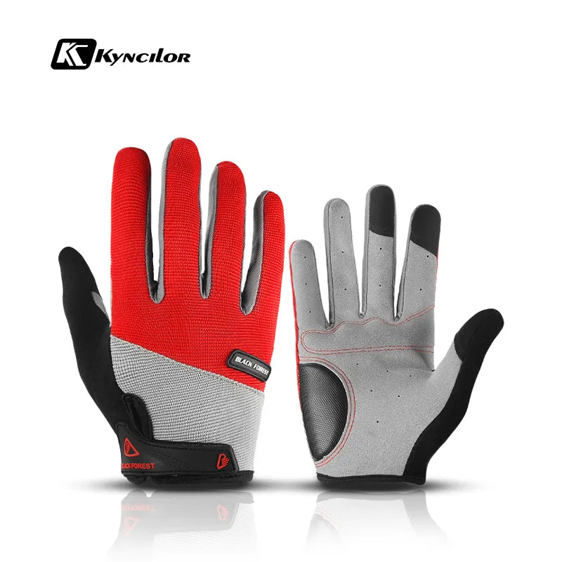 Bike Gloves Bicycle Breathable Accessories Anti-shock Sports Gloves Anti-shock Sports Gloves Men Women-WAYBIKER