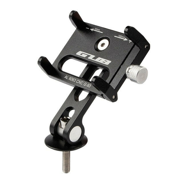 GUB PLUS 21 MTB Phone Mount Stand Bicycle Holder 360° Rotatable Aluminum Adjustable Bike Phone Holder Non-slip Cycling Bracke-WAYBIKER