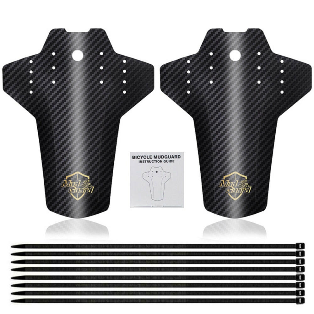 2pcs Cycling Accessories Road Bike Carbon Fiber Mountain Bike MTB Bike Fender Mud Guards Mudguard Fenders-WAYBIKER