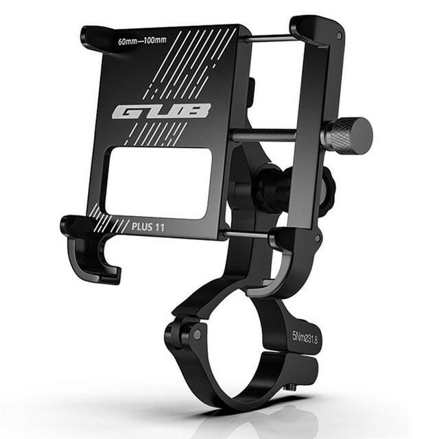 GUB PLUS 21 MTB Phone Mount Stand Bicycle Holder 360° Rotatable Aluminum Adjustable Bike Phone Holder Non-slip Cycling Bracke-WAYBIKER