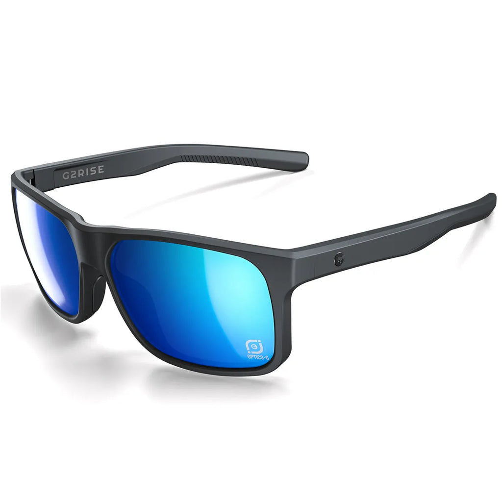 G2RISE Polarised Sunglasses Men Women UV400 Protection - with Strap & Case for Fishing Driving Running Golf Outdoors Sports