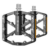 1 Pair Bike Pedals Aluminum Alloy Bicycle Pedals with Reflectors Mountain Bike Pedals Non-Slip Cycling Pedals Platform